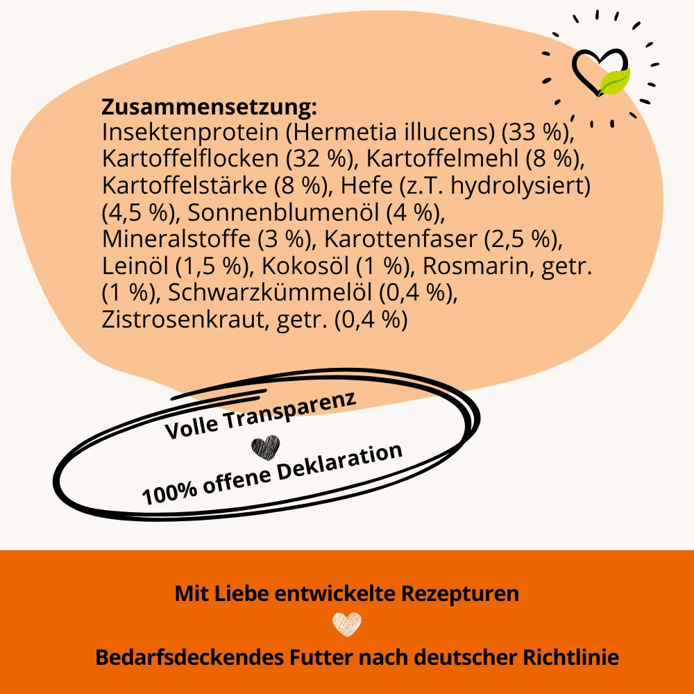 Bugbell - Hunde Trockenfutter - SkinHero - Fellpflege & Parasitenabwehr