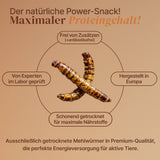 EntoZoo - ganze Mehlwürmer im Glas - einzeln entnehmbar - als Futtertier