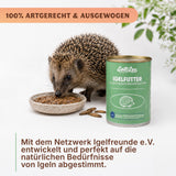 EntoZoo - Igelfutter in der Dose - schwarze Soldatenfliegen Larve 200g