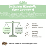 EntoZoo - Igelfutter im Glas - schwarze Soldatenfliegen Larve