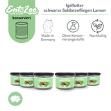 EntoZoo - Igelfutter im Glas - schwarze Soldatenfliegen Larve