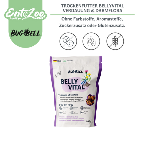 Bugbell - Hunde Trockenfutter - BellyVital Verdauung & Darmflora