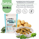 BugBell Dog Chew Sticks - DentalShine - Bad Breath & Tartar - Vegan - Complementary Dog Food