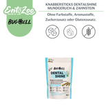 BugBell Dog Chew Sticks - DentalShine - Bad Breath & Tartar - Vegan - Complementary Dog Food