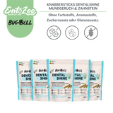BugBell Dog Chew Sticks - DentalShine - Bad Breath & Tartar - Vegan - Complementary Dog Food