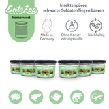 EntoZoo - Insektenpüree im Glas schwarze Soldatenfliege Larven