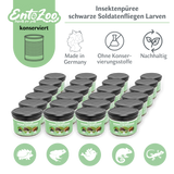 EntoZoo - Insektenpüree im Glas schwarze Soldatenfliege Larven