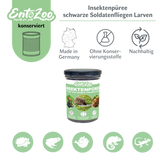 EntoZoo - Insektenpüree im Glas schwarze Soldatenfliege Larven