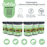 EntoZoo - Insektenpüree im Glas schwarze Soldatenfliege Larven