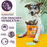 Tenetrio - Hundesticks Papaya Minze für frischen Hundeatem