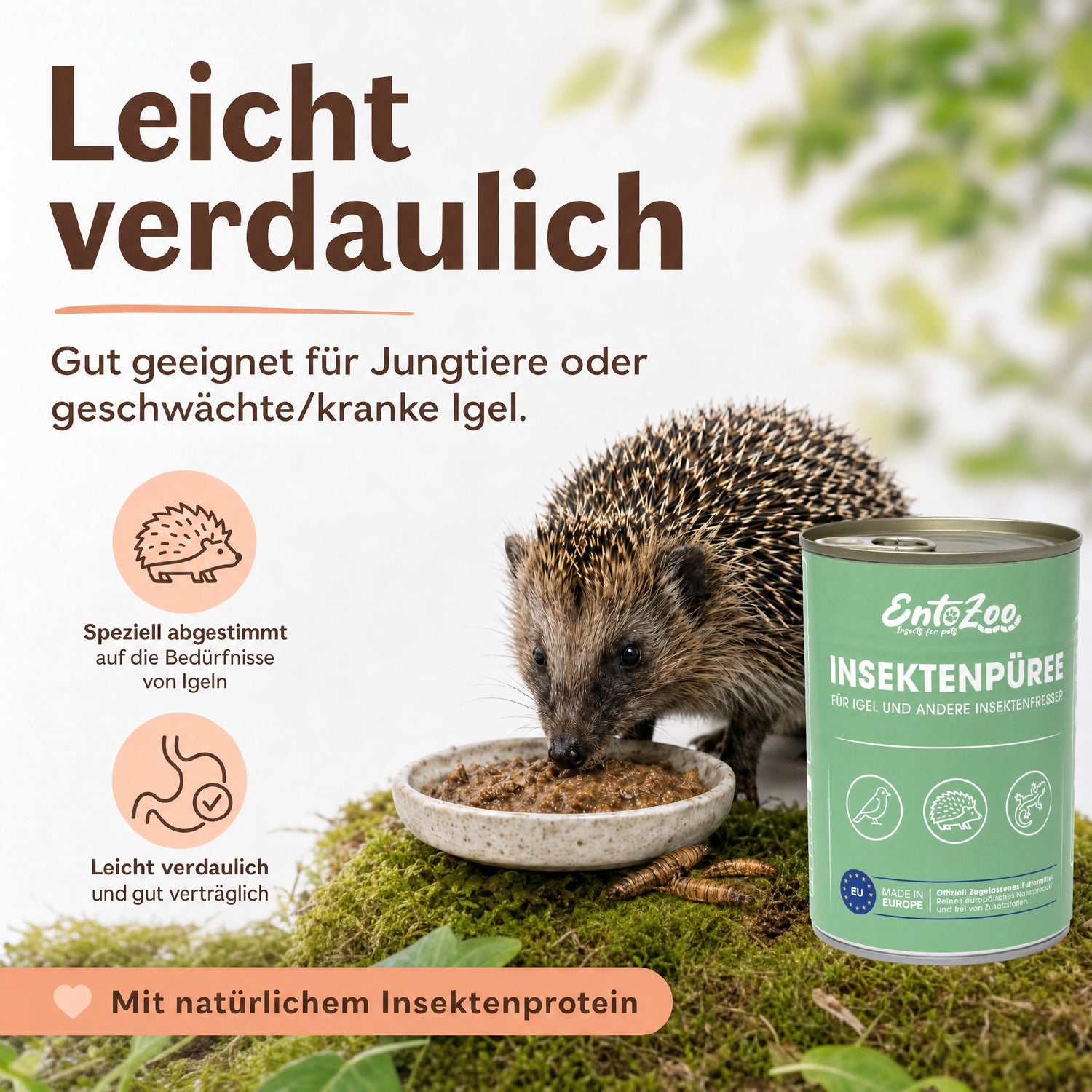 EntoZoo - Wildtierfutter - Hermetia Püree in der Dose 400g