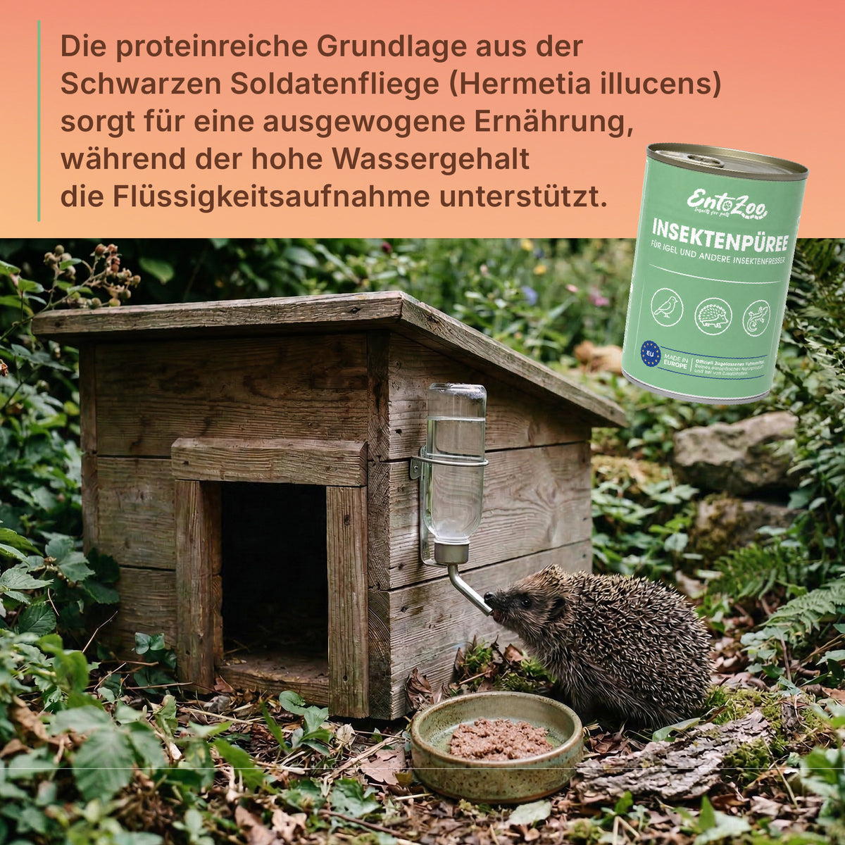 EntoZoo - Wildtierfutter - Hermetia Püree in der Dose 400g