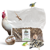 Gefroren Schwarze Soldatenfliegen Larven Hermetia illucens - groß - einzeln entnehmbar