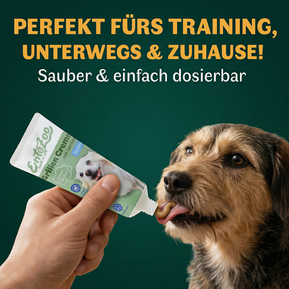 EntoZoo - Grillen Creme - Sensitiv - mit Gemüse