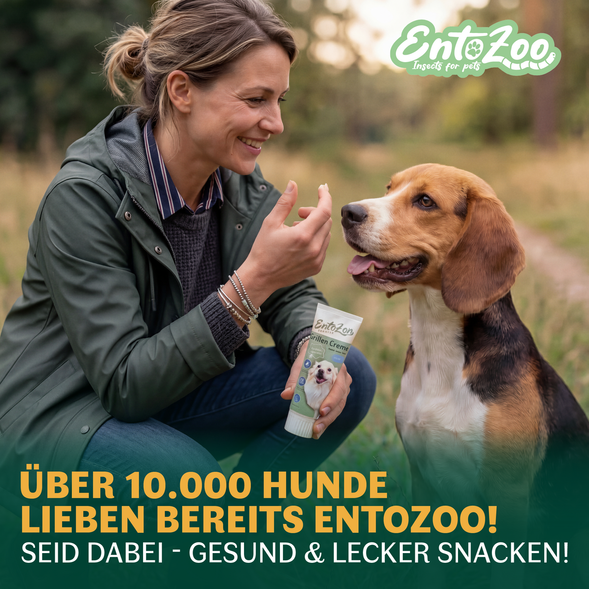 EntoZoo - Grillen Creme - Sensitiv - mit Gemüse