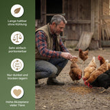 Lebende Wachsmotten Larven / Bienenmaden Larven in Substrat als Futtertier