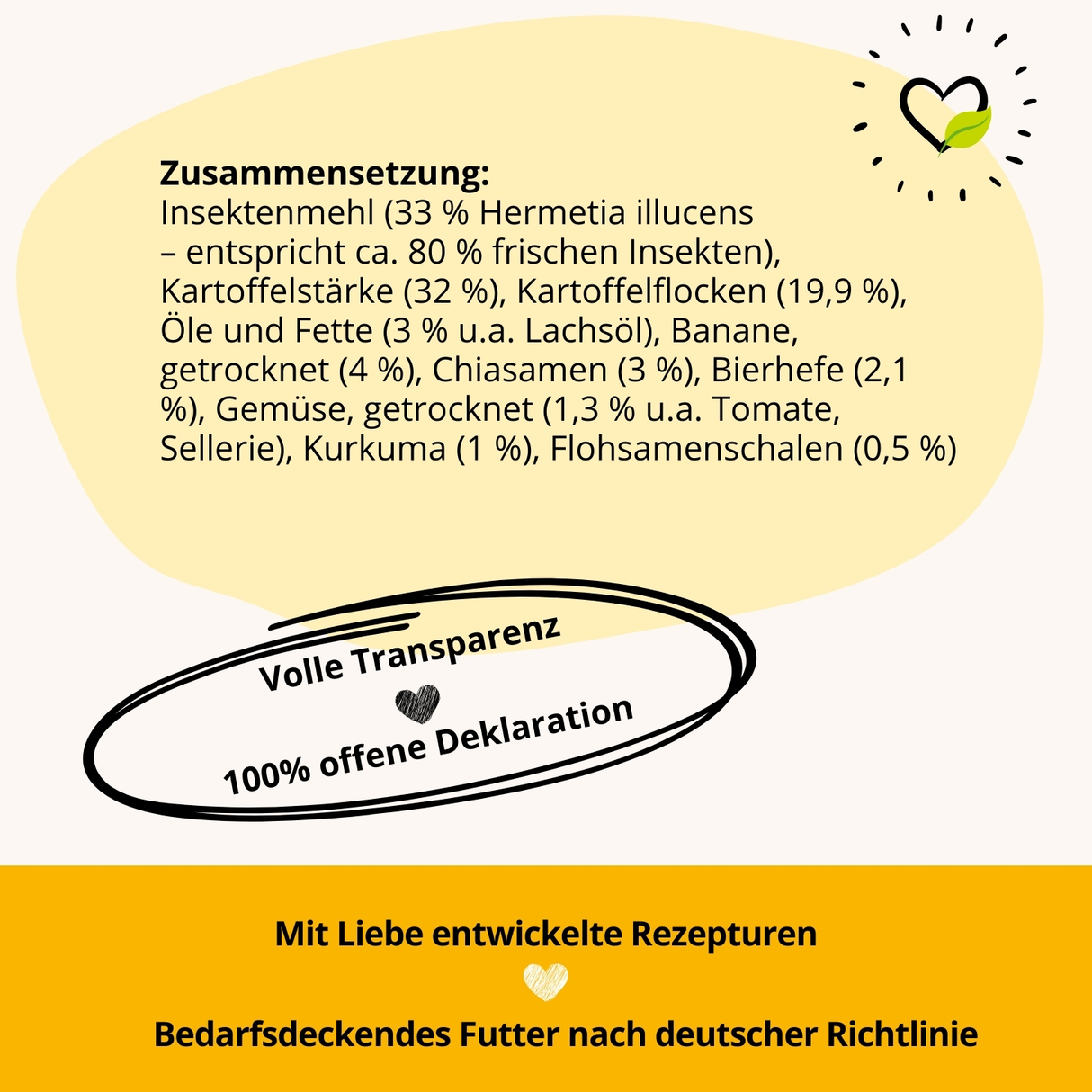 BugBell - Hundekeks - Kraft und Energie - BugKeks Banane & Chiasamen 150g