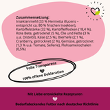 Bugbell - Hundekeks - Harmonie und Zufriedenheit - BugKeks Cranberry & Käse 150g