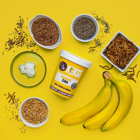 Tenetrio - Hundekekse Banane Chia für das Immun- und Verdauungssystem