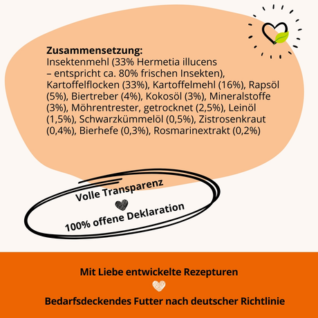 Bugbell - Trockenfutter - Fellpflege und Parasitenabwehr - BugFutter Schutzmantel Karotte & Hefe 900g
