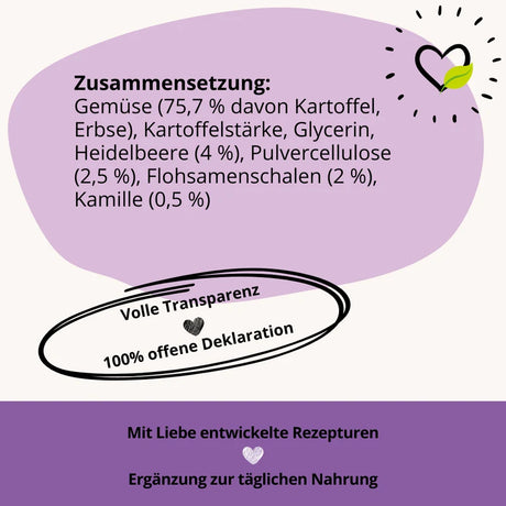 BugBell - Knabbersticks für Hunde - BellyVital - Vegan - Verdauung & Darmflora 60g