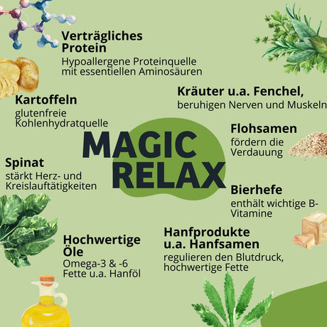 BugBell - Hundekeks - Entspannung und Beruhigung - Bugkeks Spinat & Hanf 150g