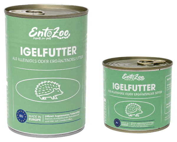 Igelfutter in der Dose
